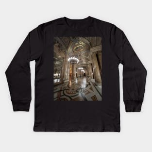 the avant-foyer of the Opéra Garnier Kids Long Sleeve T-Shirt